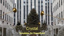  Presentation with angels - Cool new theme with new-york-ny-usa-december backdrop and a tawny brown colored foreground