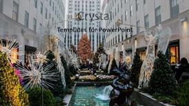  Presentation with angels - PPT layouts having new-york-ny-usa-december background and a light gray colored foreground