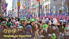  Presentation with new york city - Beautiful PPT layouts featuring new-york-ny-usa-mar backdrop and a tawny brown colored foreground