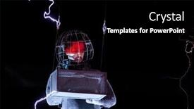  Presentation with electric spark - Presentation theme enhanced with new-york-oct-6-endurance background and a black colored foreground