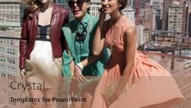  Presentation with mercedes - Cool new PPT theme with new-york-sept-10-kaitlyn backdrop and a coral colored foreground