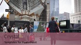  Presentation with world trade center - 