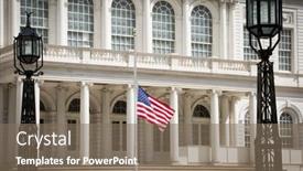  Presentation with world trade center - Colorful PPT theme enhanced with new-york-sept-11-2016 backdrop and a violet colored foreground