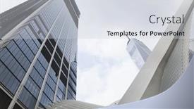  Presentation with world trade center - 