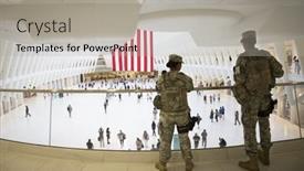  Presentation with world trade center - 