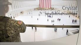  Presentation with world trade center - 