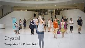  Presentation with world trade center - 