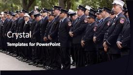  Presentation with firefighters - PPT layouts featuring new-york-sept-11-firefighters background and a wine colored foreground