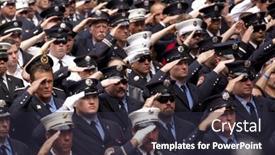  Presentation with firefighters - Colorful slide deck enhanced with new-york-sept-11-firefighters backdrop and a wine colored foreground