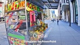  Presentation with street food new york - Colorful presentation theme enhanced with new-york-sept-22-one backdrop and a teal colored foreground
