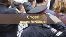  Presentation with police memorial - Presentation having new-york-sept-9-2016 background and a violet colored foreground