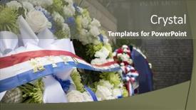  Presentation with police memorial - Audience pleasing slide deck consisting of new-york-sept-9-2016 backdrop and a gray colored foreground