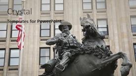  Presentation with liberty - Amazing theme having new-york-sept-9-2016 backdrop and a light gray colored foreground