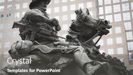  Presentation with liberty - Theme with new-york-sept-9-2016 background and a dark gray colored foreground