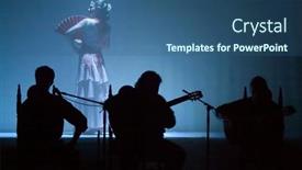  Presentation with new york - PPT theme consisting of new-york-september-15 background and a ocean colored foreground