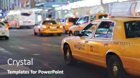  Presentation with intersection - Slides consisting of new-york-september-28-yellow background and a dark gray colored foreground