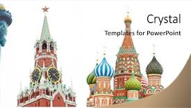  Presentation with architectural - Theme having new york state government - architectural symbols of the usa background and a white colored foreground