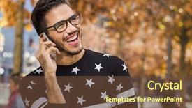  Presentation with new york university - Slide deck featuring new york university - young handsome man wearing background and a tawny brown colored foreground