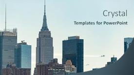  Presentation with tribute - Slides enhanced with new-york-usa-apr-28 background and a sky blue colored foreground