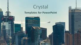  Presentation with tribute - Theme with new-york-usa-apr-28 background and a light blue colored foreground