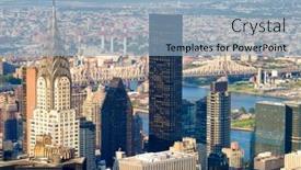  Presentation with chrysler - Slide deck enhanced with new-york-usa-august-15 background and a light blue colored foreground