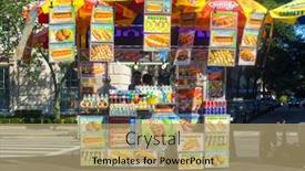  Presentation with food city - Amazing slide set having new-york-usa-august-18 backdrop and a coral colored foreground