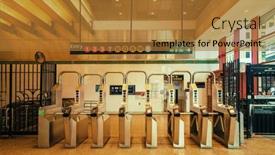  Presentation with new york city subway station - 