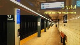  Presentation with new york city subway station - 