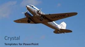  Presentation with airforce - Slides with new-zealand-airforce-dc3 background and a teal colored foreground