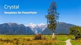  Presentation with new zealand - Beautiful PPT layouts featuring new-zealand-south-island-dirt backdrop and a teal colored foreground