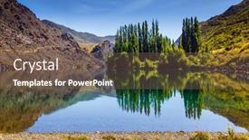  Presentation with new zealand - Audience pleasing slide deck consisting of new-zealand-southern-alps backdrop and a tawny brown colored foreground