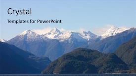  Presentation with new zealand - Beautiful slide set featuring new zealand surrounding doubtful sound backdrop and a  colored foreground