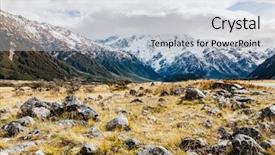  Presentation with green travel - Colorful presentation theme enhanced with new zealand view from car backdrop and a light gray colored foreground