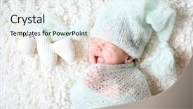  Presentation with baby toy - PPT layouts consisting of newborn baby boy with funny background and a  colored foreground