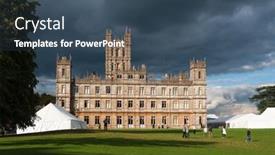 Presentation with drama - PPT theme featuring holding their hands in restaurant background and a tawny brown colored foreground