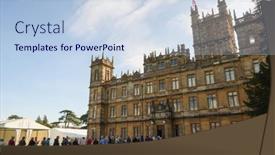  Presentation with drama - Slide set featuring newbury-uk-circa-october-2011 background and a sky blue colored foreground