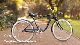  Presentation with new zealand silver fern black - Presentation theme enhanced with newcycles nature - new black bicycle background and a  colored foreground