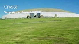  Presentation with ireland - PPT layouts enhanced with newgrange-county-meath-ireland background and a teal colored foreground