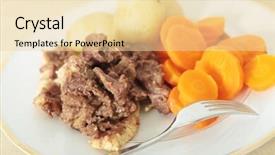  Presentation with kidney - Beautiful slides featuring newkidney - meal of steak and kidney backdrop and a lemonade colored foreground