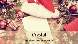  Presentation with christmas empty blank letter - Theme consisting of newlists - letter to santa claus christmas background and a lemonade colored foreground