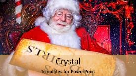  Presentation with miracle - Amazing PPT layouts having newlists - santa claus is at his backdrop and a yellow colored foreground