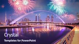  Presentation with tolerance - Audience pleasing presentation theme consisting of newly built tolerance bridge backdrop and a wine colored foreground