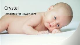  Presentation with pediatrics newborn - Cool new theme with newpediatric - portrait of a sweet newborn backdrop and a sky blue colored foreground