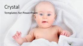  Presentation with pediatrics - Presentation design having newpediatric - sweet baby in a white background and a white colored foreground
