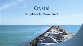  Presentation with fish people - Cool new slide set with newport-beach-ca-march-28 backdrop and a light blue colored foreground