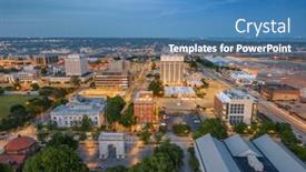  Presentation with virginia - PPT theme having newport-news-virginia-usa background and a teal colored foreground