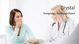  Presentation with medical concept - Amazing presentation theme having bad news - healthcare and medical concept backdrop and a white colored foreground