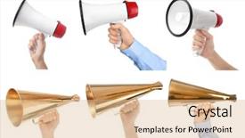  Presentation with cartoon black white people - Presentation consisting of news alert - set of people with different background and a lemonade colored foreground