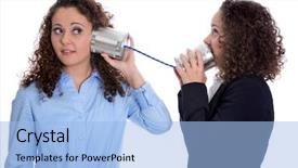  Presentation with news channel - Beautiful presentation theme featuring news channel - communication concept two isolated business backdrop and a light blue colored foreground