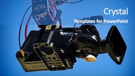  Presentation with definition - Slides enhanced with news channel - professional high definition digital video background and a teal colored foreground